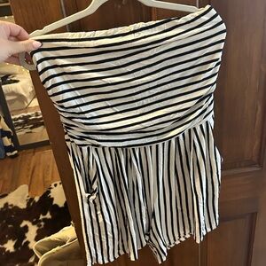 Fashion Nova Striped Romper